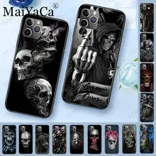 MaiYaCa Grim Reaper Череп Скелет Роскошный Гибридный чехол для телефона для iPhone 6S 6plus 7plus 8 8Plus X XS MAX XR 5 5S 11pro max чехол