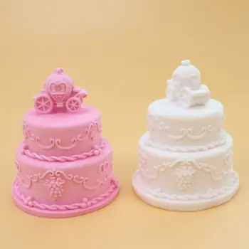 

Cake Keychain Pendant Mold Fairy Pumpkin Carriage Cake Resin Mold Art Craft Tool