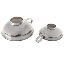 1 шт. широкий, из нержавеющей стали рот широкая чашка большой рот воронки для бобы соусы жидкое масло зерна салат туалетный кухонный инструмент