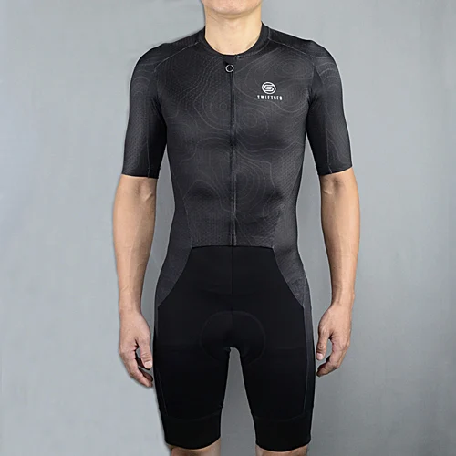 STEEL WHEEL トライアスロンウェア セット Swiftofoプロチームトライアスロンスーツ男性サイクリング