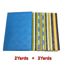 Парча Facquard ткань Базен Riche ткань Bazin Lace материал для африканских женщин нигерийские кружевные ткани Gigh качество 4 ярдов