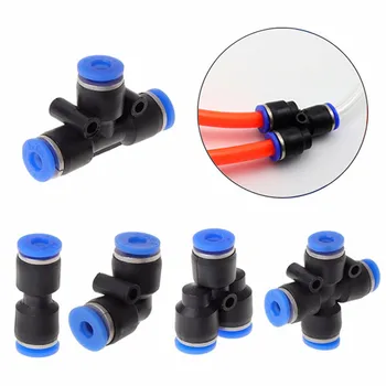 

2Pcs Aquarium 2/3/4 Way CO2 Tube Connector High Pressure Design Quick-Connect Valve for CO2 Diy System Air Hose Pipe Joint