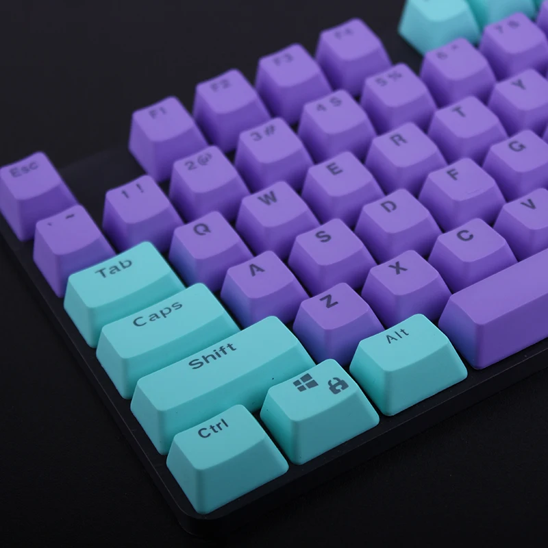 104 ключа PBT подсветка Keycap Stitch Color ANSI макет OEM профиль колпачки для ключей Cherry MX