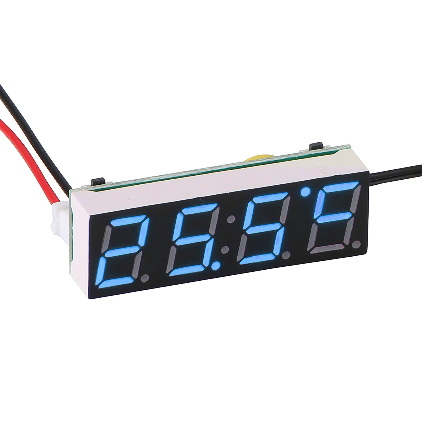 SOOTOP Mostra Electric Car LED Clock Digital Clock Termometro di Temperatura del Voltmetro LED 