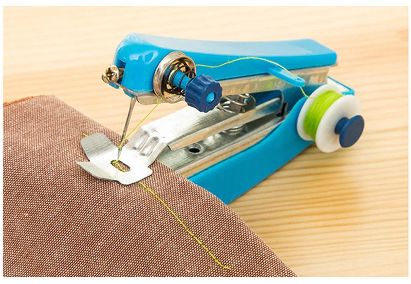 Портативное рукоделие беспроводные мини Ручные Швейные машины стежка швейная многофункциональная ручная швейная машина из ткани