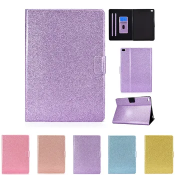 

Glitter PU Leather Protective Case for IPad 9.7 2017 2018 5/6th A1954 Auto Sleep Wake Up for IPad Air 1/2 9.7 Inch Tablet Cover
