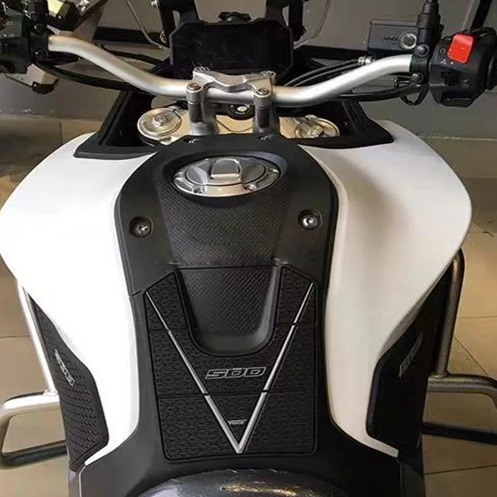 

Tank Pad Protector Sticker Decal For Loncin Voge 500DS 500 DS Gas Knee Grip Tank Traction Pad Side