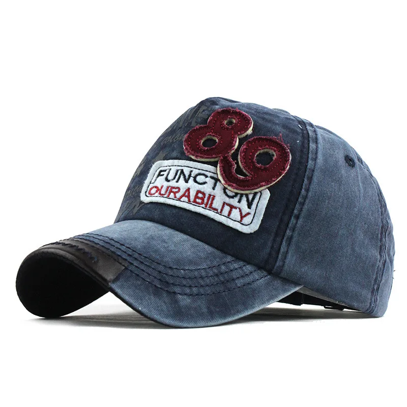 Мужская бейсбольная Кепка NUZADA хлопковая с вышивкой повседневная Gorras кепка для