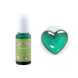 Vibrant 26 - Color Epoxy Resin Pigment Set for Jewelry Making and Crafts (Emerald Green)