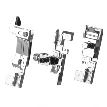 

New 6pcs Overlock Presser Feet Set Sewing Machine Parts Accessories Professional Serger Presser Foot Kit for Juki Singer Brother