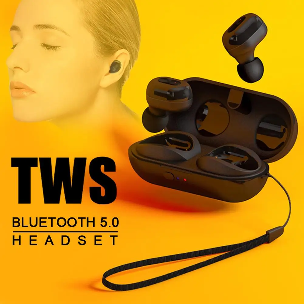

N9 Mini Bluetooth 5.0 TWS HiFi Stereo Wireless In-Ear Earphones Waterproof Sports Earbuds Earpiece Comfortable To Wear