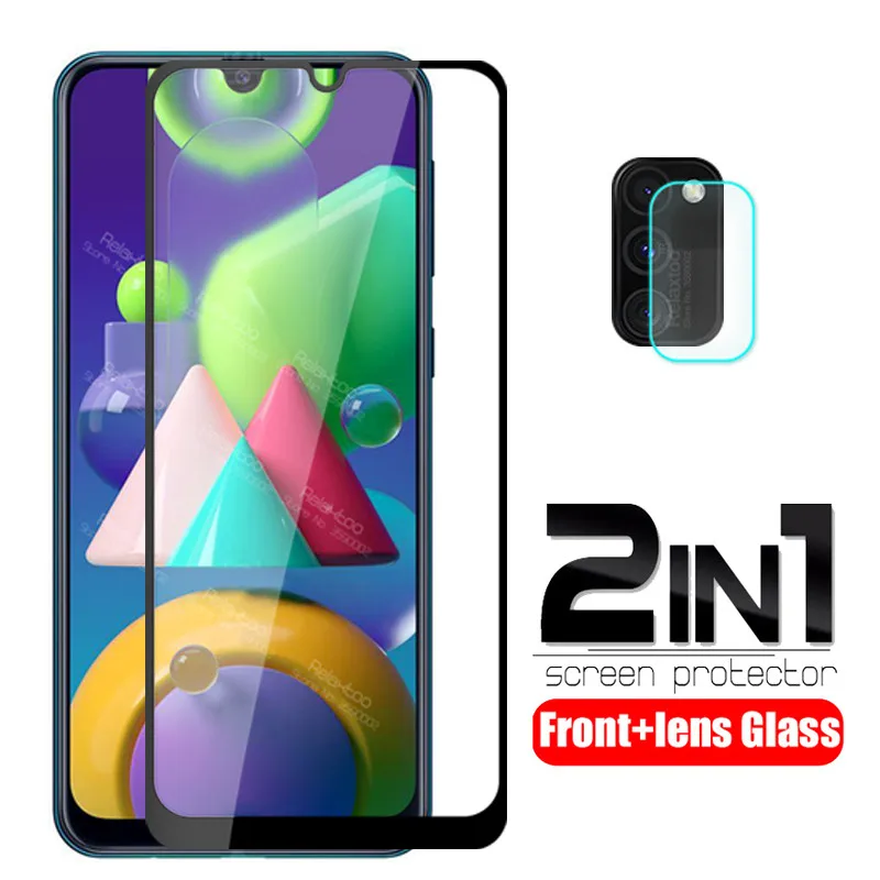 Закаленное стекло для объектива камеры 2 в 1 samsung m21 2020 Защитная пленка экрана 6 4
