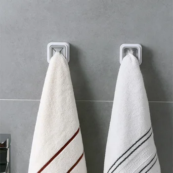 

1PCS Towel Holder Convenient Kitchen Storage Hooks Sucker Wall Window Bathroom Tool Washing Cloth Hanger Rack