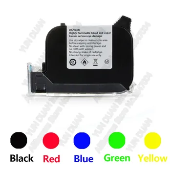 

Water Based or Solvent Ink Cartridge for Handheld Mini Printer QR Code 25.4mm multicolor Printer Ink Cartridges Quick-drying