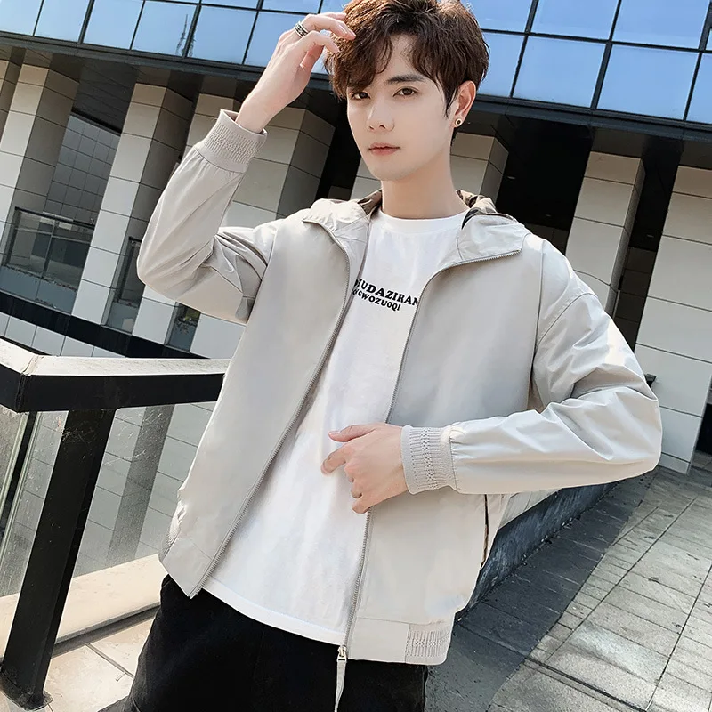 

Workwear Coat Men Spring And Autumn Korean-style Trend Spring 2020 New Style Casual Red Jacket Men'S Wear on Clothes
