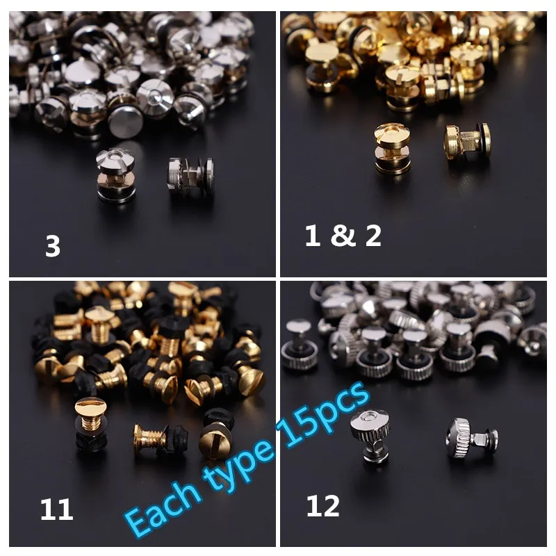 Professional Salon Scissor Accessories 180 sets Screws with bumpers silencer Finger rest Screw keys Hair scissor Repair tools 4