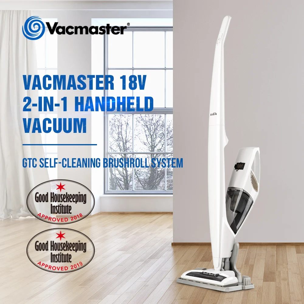 Vacmaster Беспроводной вакуумный очиститель воздуха для дома 18V литий ионный