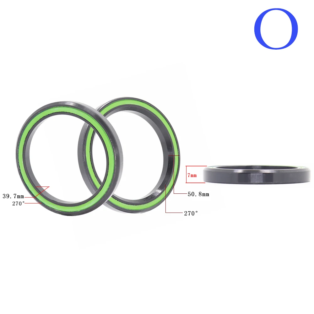 1PC Bike Headset Bearings 39.7 50.8 7 40 51 6.5 51.8 8 52 7 mm ACB Road MTB Angular Contact Bicycle Bearing 36/45 45/45 270/270