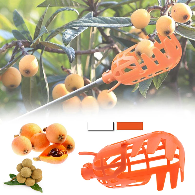 Garden Tools Fruit Picker Gardening Fruits Collection Picking Head Tool Fruit Catcher Device Greenhouse Fruit Hook