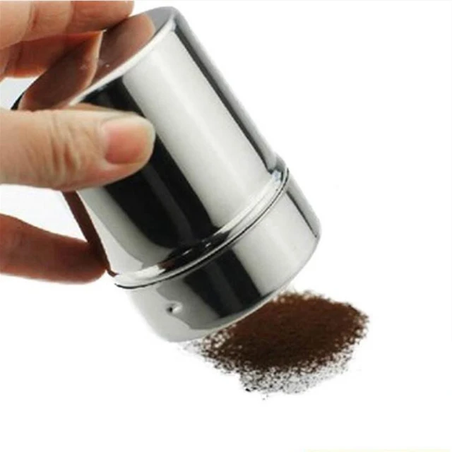 Tamis à café en acier inoxydable, pour la farine de cacao, le sucre, la  poudre, réservoir d'étalement, outils de cuisine pour Barbecue - AliExpress