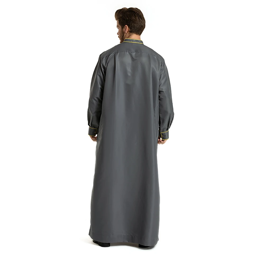 Clomplu мусульманская abaya jubba tobe кафтан индийский арабский Модный узор Исламская одежда дышащая повседневная мужская одежда с длинными