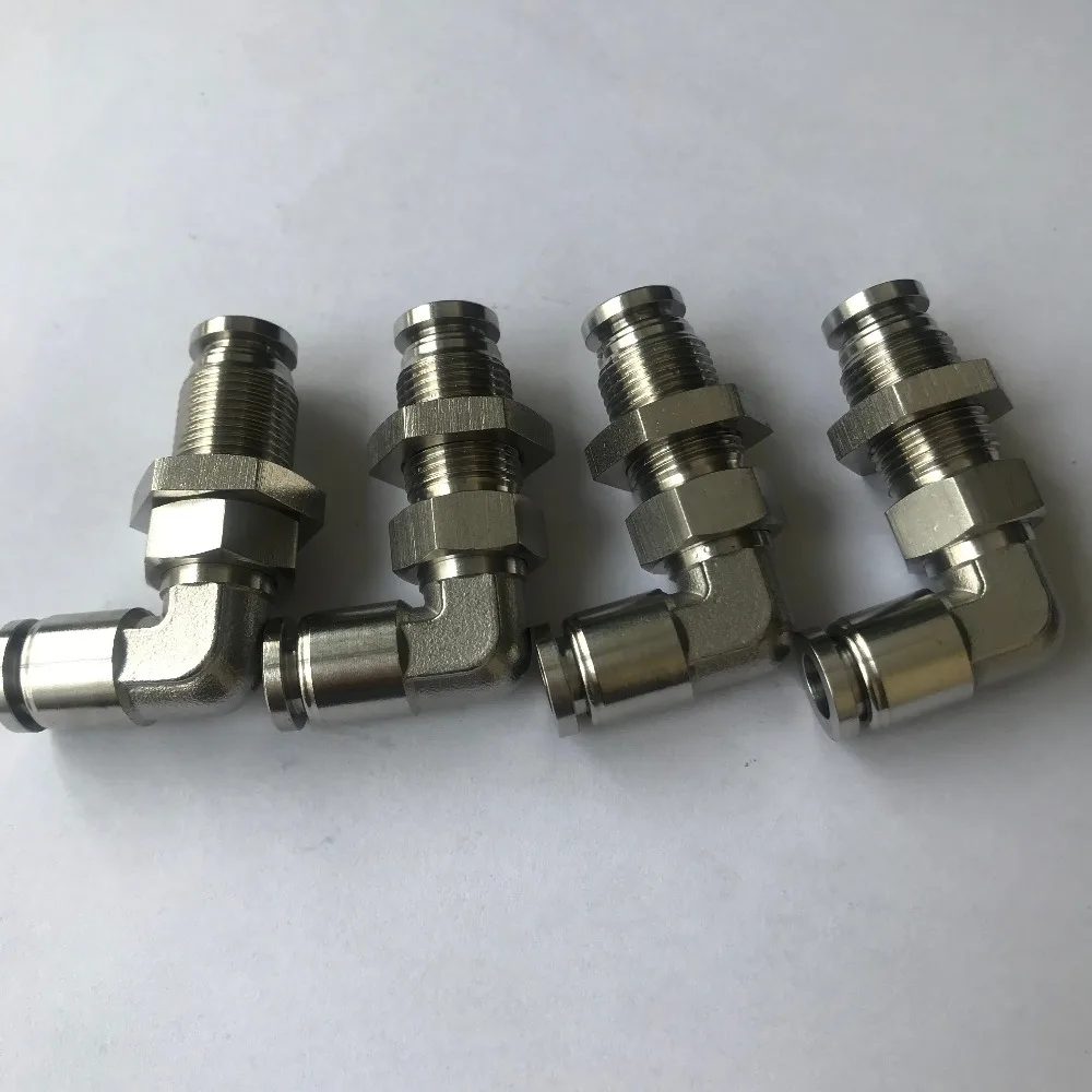 5X 5/16" OD Tube 90 Degree Elbow Pneumatic Fitting Push To Connect Air Fitting 