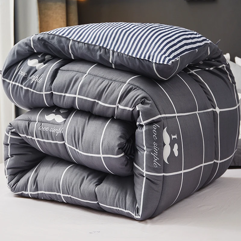  New Design Thick Warm Lamb Comforter Winter Bedroom Quilt Cover With Core Adults Bedding Blankets T - 4000468088413
