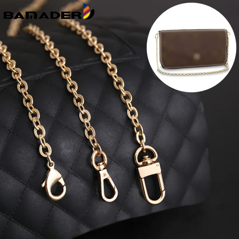 Bolsa de Corrente de Metal Cinta de Substituição de Marca de Luxo Cintas de Corrente Bamader Corrente Cintas High-end Mulher Moda Bolsas Acessório Faça Você Mesmo Bolsa