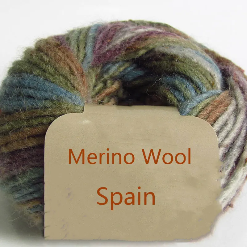 

50g 110m Merino Wool Knitted Crochet Icelandic Wool Sweater Line Thick Rod Needle Spain Hat Scarf Knitting Yarn VS021