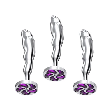 Big Crystal Anal Toys Butt Plug Stainless Steel Anal Plug Sex Toys for Women Adult Sex Products Plug Anal Beads 6