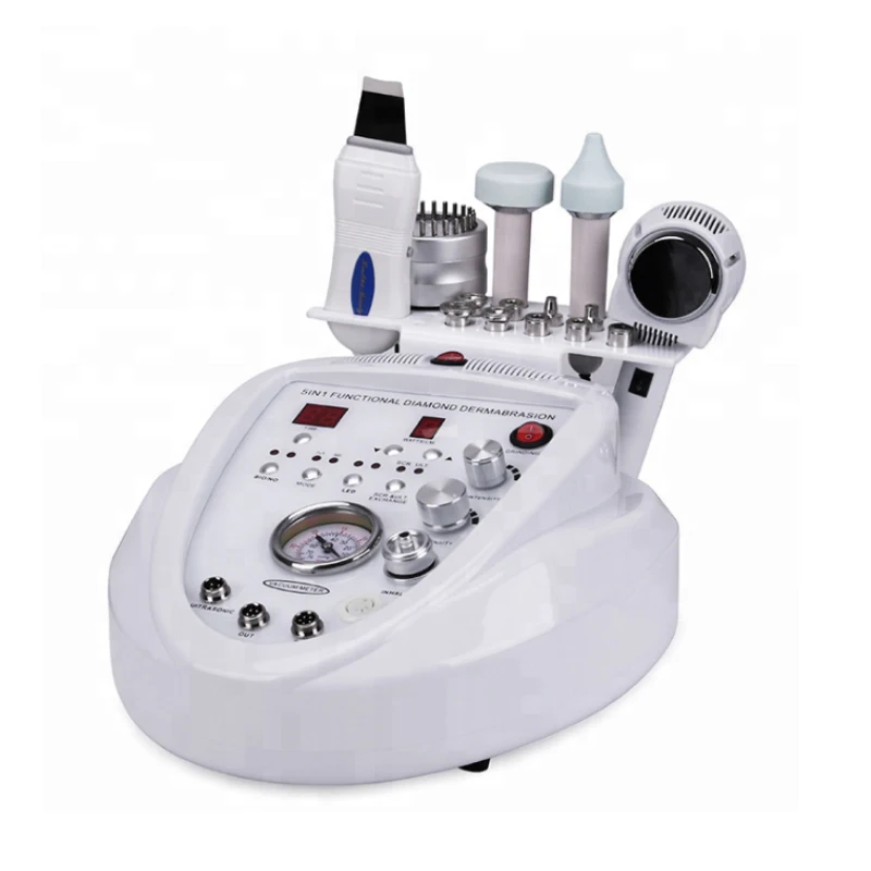5 в 1 аппарат для алмазной дермабразии микротоковая ультразвуковая щетка для кожи RF подъемное устройство для глаз