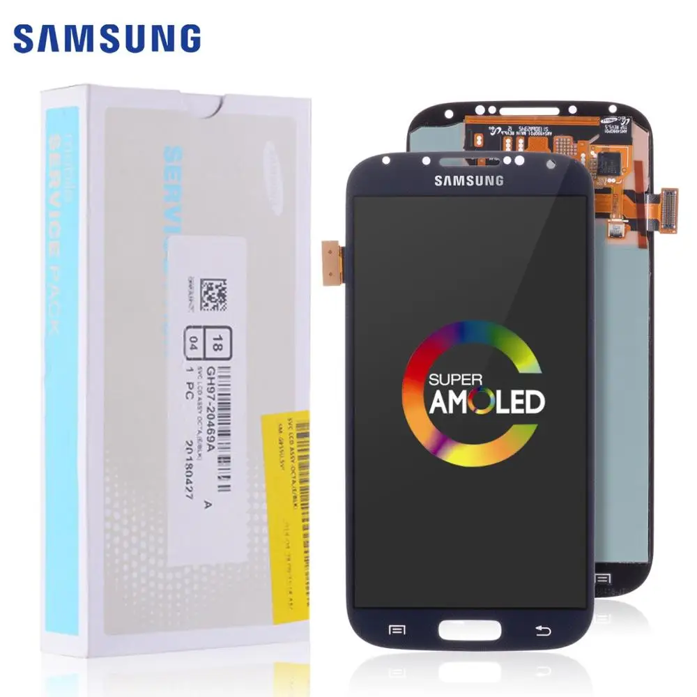 

AMOLED Original Display For SAMSUNG Galaxy S4 LCD Dispaly Touch Screen Digitizer Assembly Replacement GT-i9505 i9500 i9505
