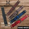 MAIKES Handmade Cow Leather Watch Strap 7 Colors Available Vintage Watch Band 20mm 22mm 24mm For Panerai Citizen Casio SEIKO ► Photo 1/6