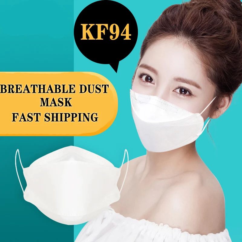 

5/10/20Pcs KF94 KN95 Face Masks 4 Layers Thickened Safety Earloop Anti-Dust Mouth Mask Filter Breathing Safety Face