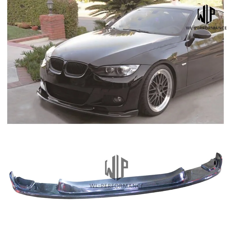 E92 MT HM Стиль углеродного волокна губа-накладка стайлинга автомобилей для BMW 3