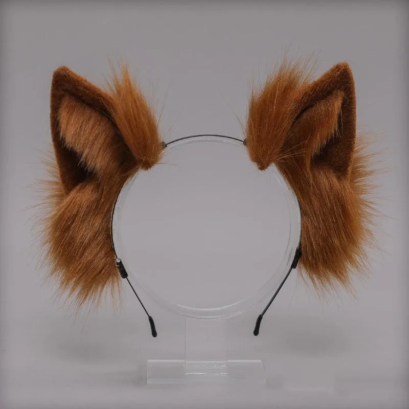 thumbnail image 2 of Christmas Ear Warmers Headband Lolita Kawaii Cute Bear Ears Hair Band Ear Warmers Headband Head Wrap Women Girls Winter Christmas Party Halloween (bear Ear Earmuff Pink Muffs For Snow 2 of 10