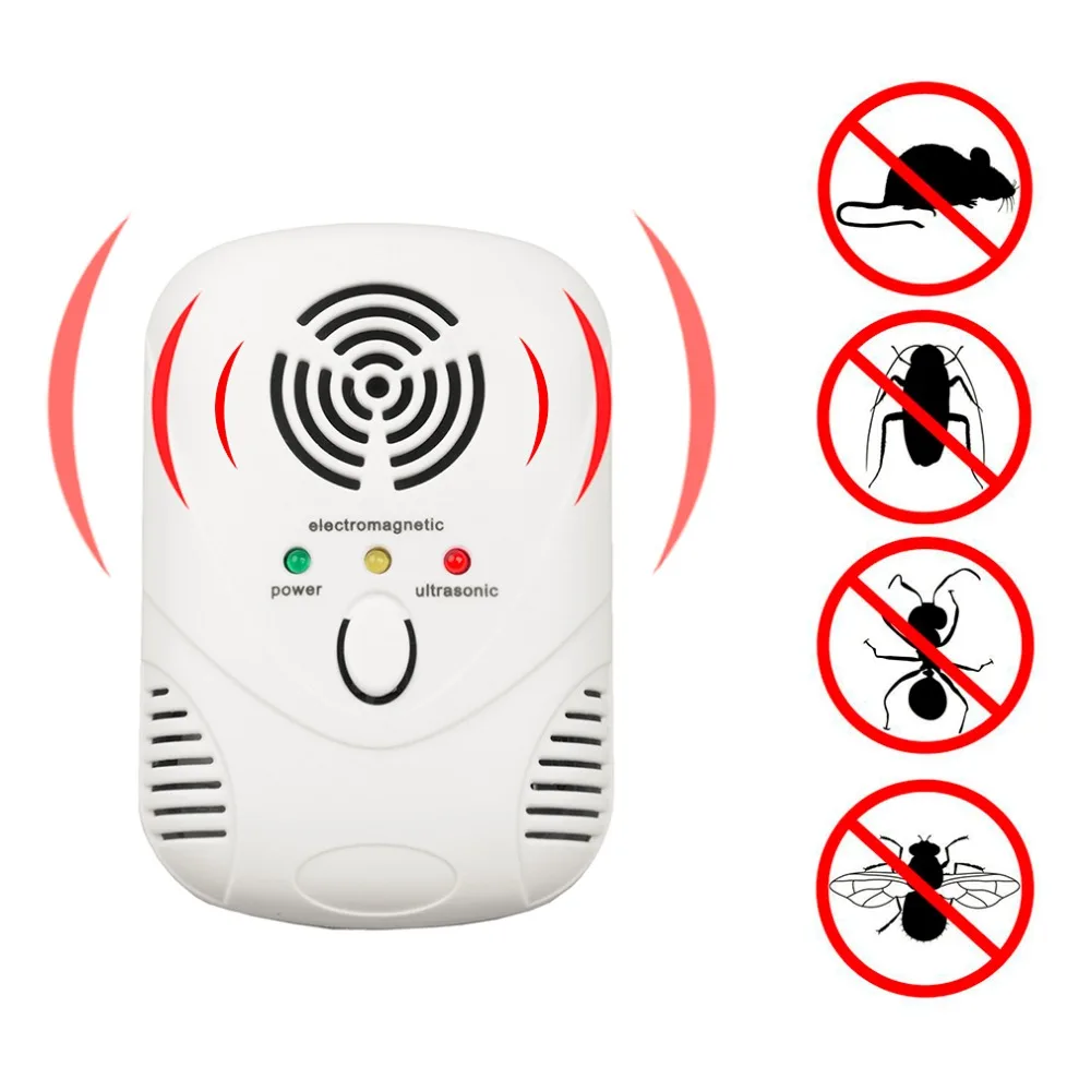 Electronic Ultrasonic Anti Mosquito Insect Repeller Household Use Harmless Rat Mouse Pest Reject Repellent Repeller