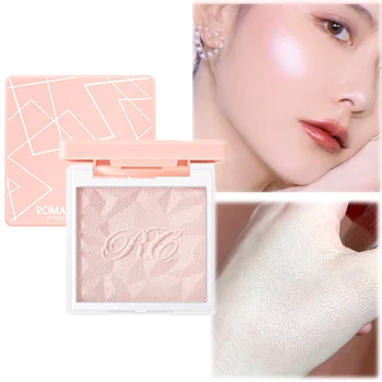 

Shimmer Highlighter Palette Facial Makeup Highlight Powder Face Glow Make Up Fine Line Bronzers and Highlighters Cosmetics