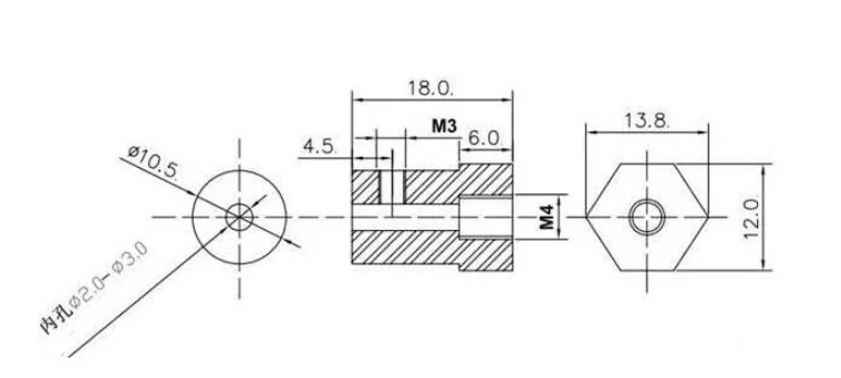 Accoppiatori Albero In Ottone 6pz - Da 3,17mm A 3mm Per Motori Modellismo RC Con Viti E Chiave - Foto 12