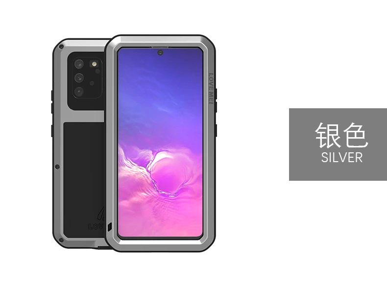 silicone case for samsung Ban Đầu Mạnh Mẽ 360 Giáp Hạng Nặng Kim Loại Xe Tăng Ốp Lưng Dành Cho Samsung Galaxy Samsung Galaxy S20 FE S10 S9 S8 Plus Note 8 9 10 Lite 20 Cực Pro 5G kawaii samsung phone cases Cases For Samsung