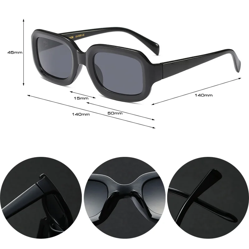 Женские очки shauna Квадратные Солнцезащитные очки винтажные мужские металлические шарнирные Оттенки UV400