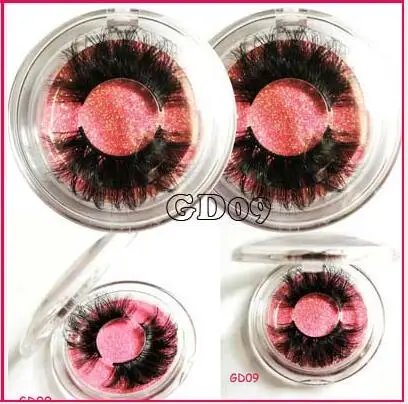 GD09 KK lashes 5d 25 мм ресницы норки 25 мм ресницы, норковые ресницы оптом wipy ресницы 3d норковые ресницы 25 мм 25 мм норковые ресницы - Цвет: GD09