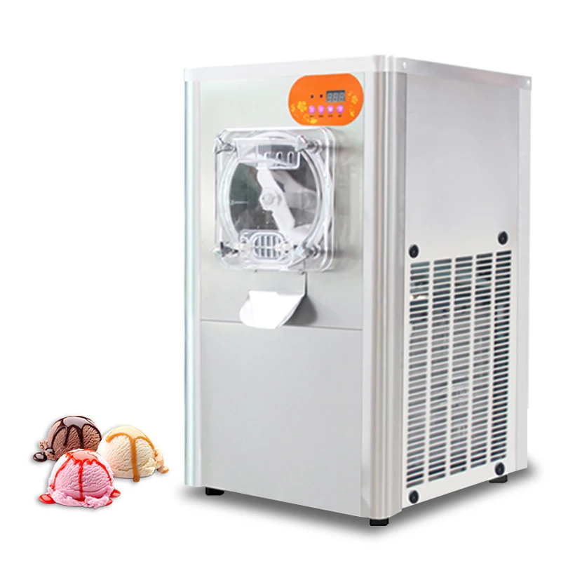 Hard Ice Cream Maker 16-20L/H Commercial Single Flavor Countertop Sorbet  Batch Freezer Gelato Equipment Vending Machine - AliExpress