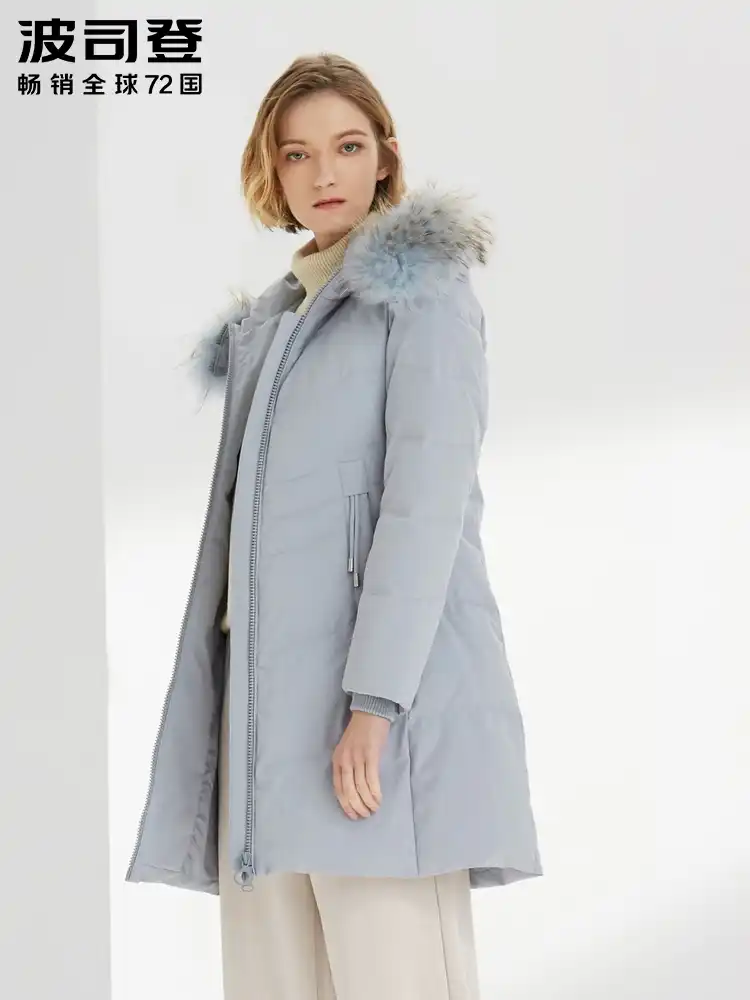 doudoune femme vrai fourrure