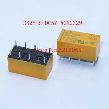 

10PCS/LOT Relay DS2Y-S-DC5V AGY2329 DS2Y-S-DC12V AGY2323 DS2Y-S-DC24V AGY2324 1A 8PIN New original