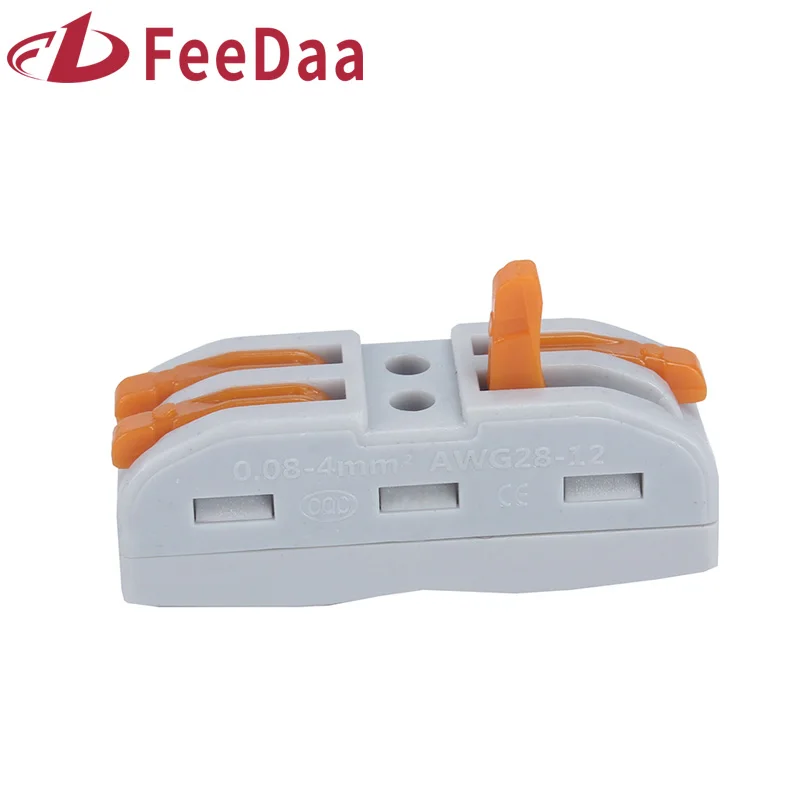 pct wire connector 10pcs spl-2 replace Connector Equivalent of Wire Docking Terminal Block Conductor With Lever 0.08-2.5mm2 |