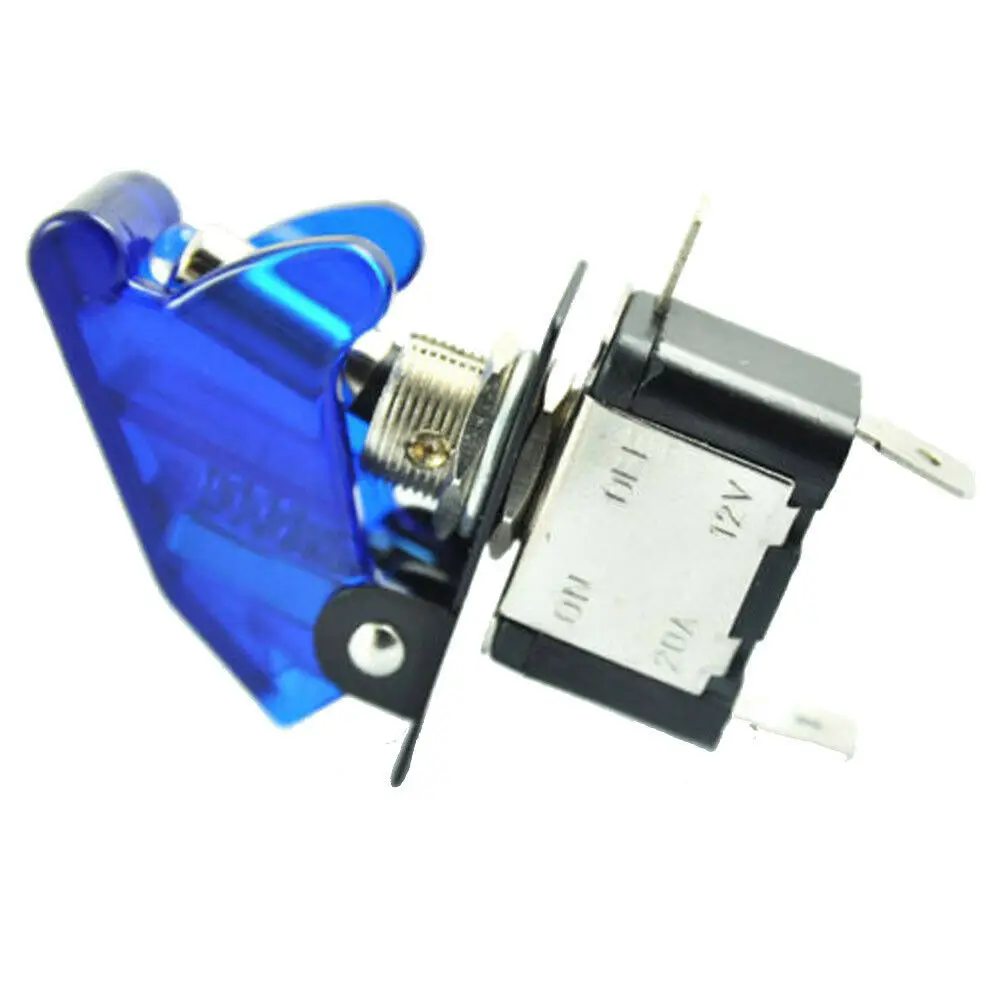 

12V/20A Interrupteur led lumineux on/off Inverseur a Bascule Levier Avec Bleu