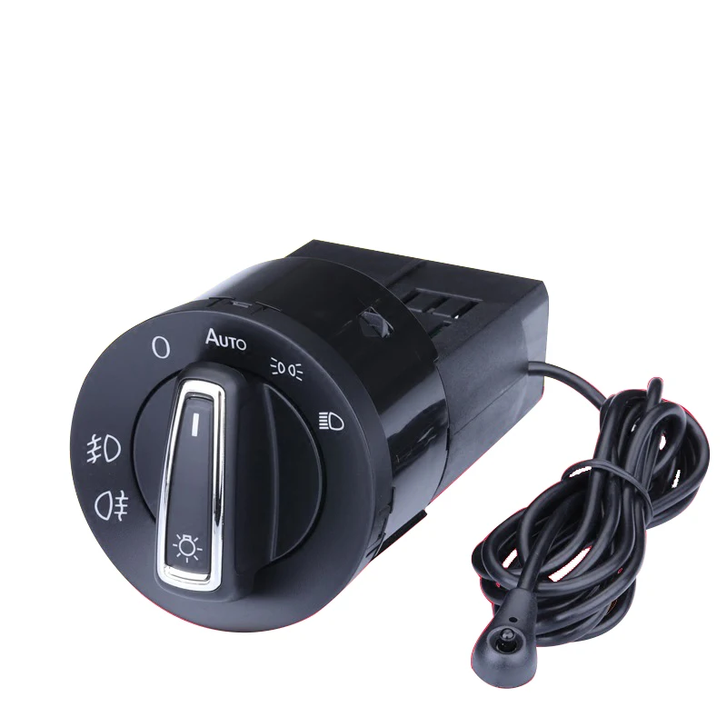 Onever Lamp Headlight Control Switch MK5 MK6 Tiguan Chrome Auto Replacement Parts Battery protection | Автомобили и мотоциклы