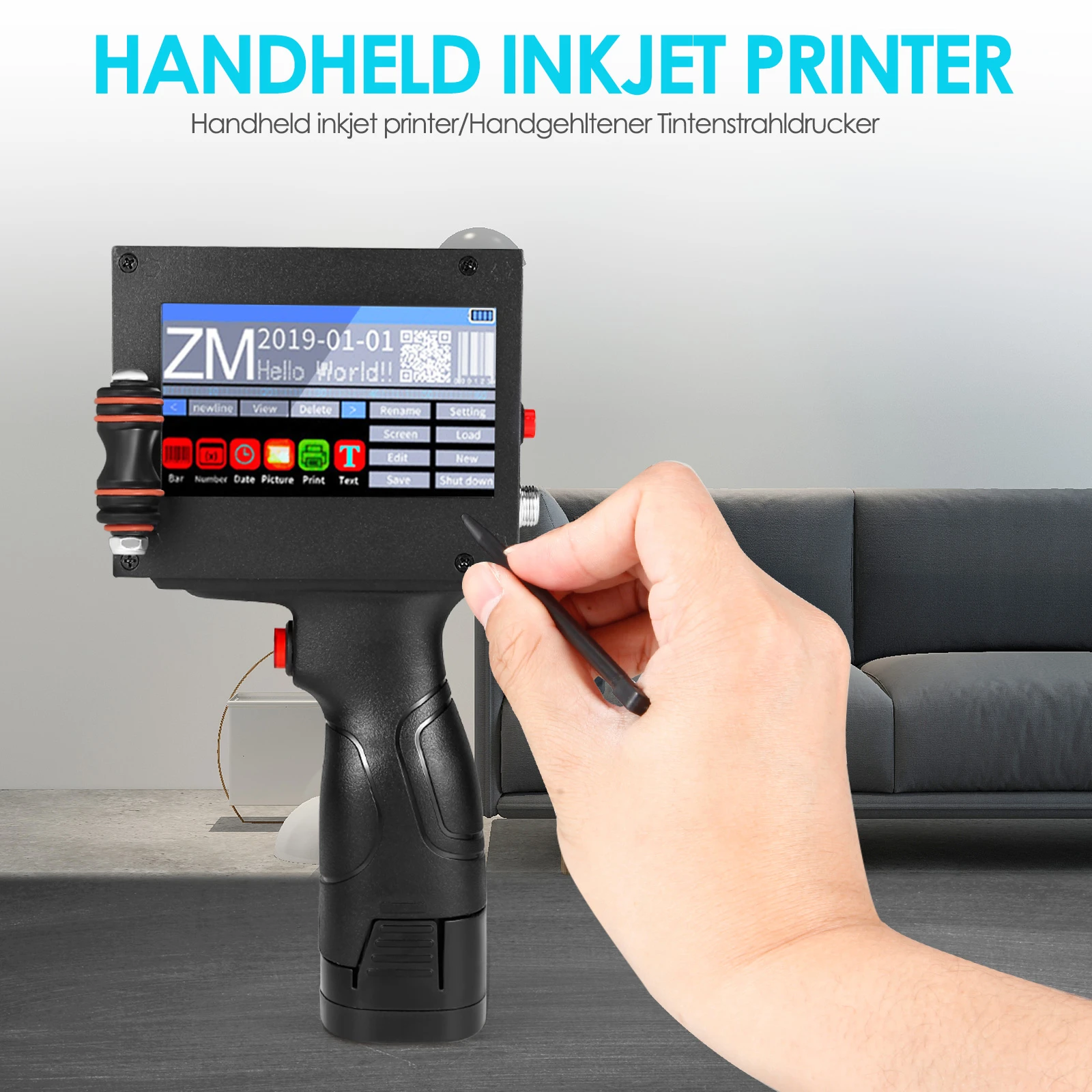 portable hand printer