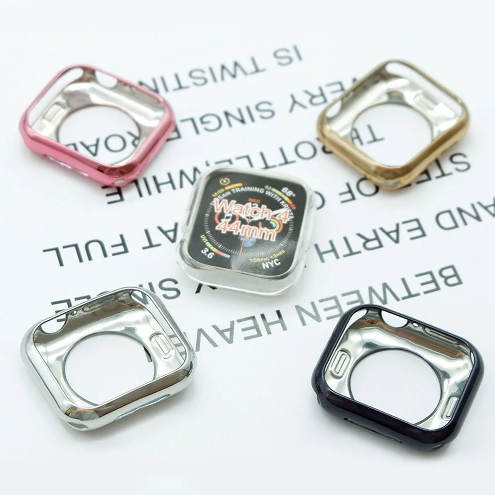 Чехол для apple Watch чехол Apple 3 2 1 42 мм 38 мягкий прозрачный защитный из тпу iWatch 5 4 44 40